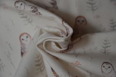 Jersey Eulen | natur | weiß